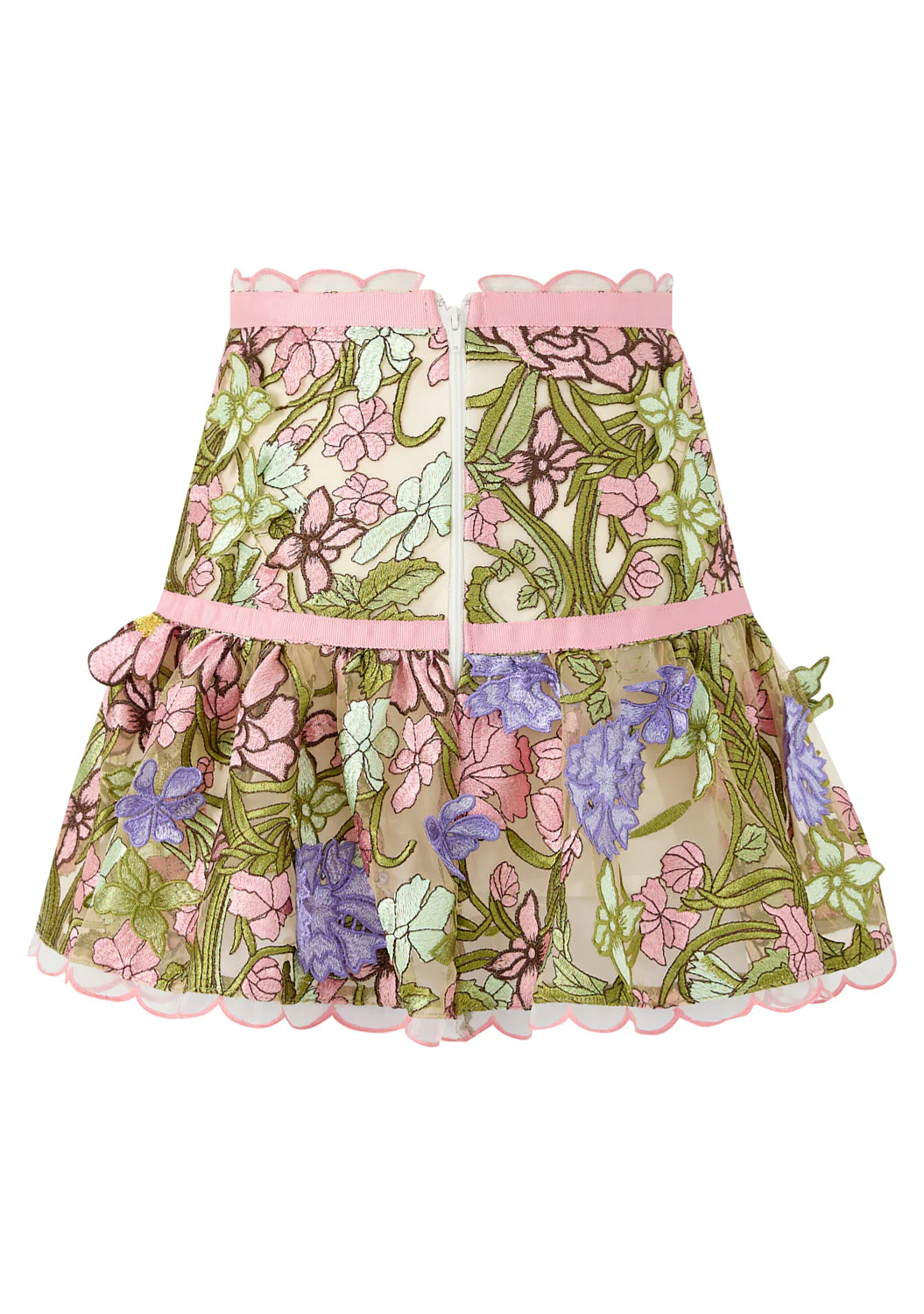 Bonnie Embroidered Mini Skirt - Image 4