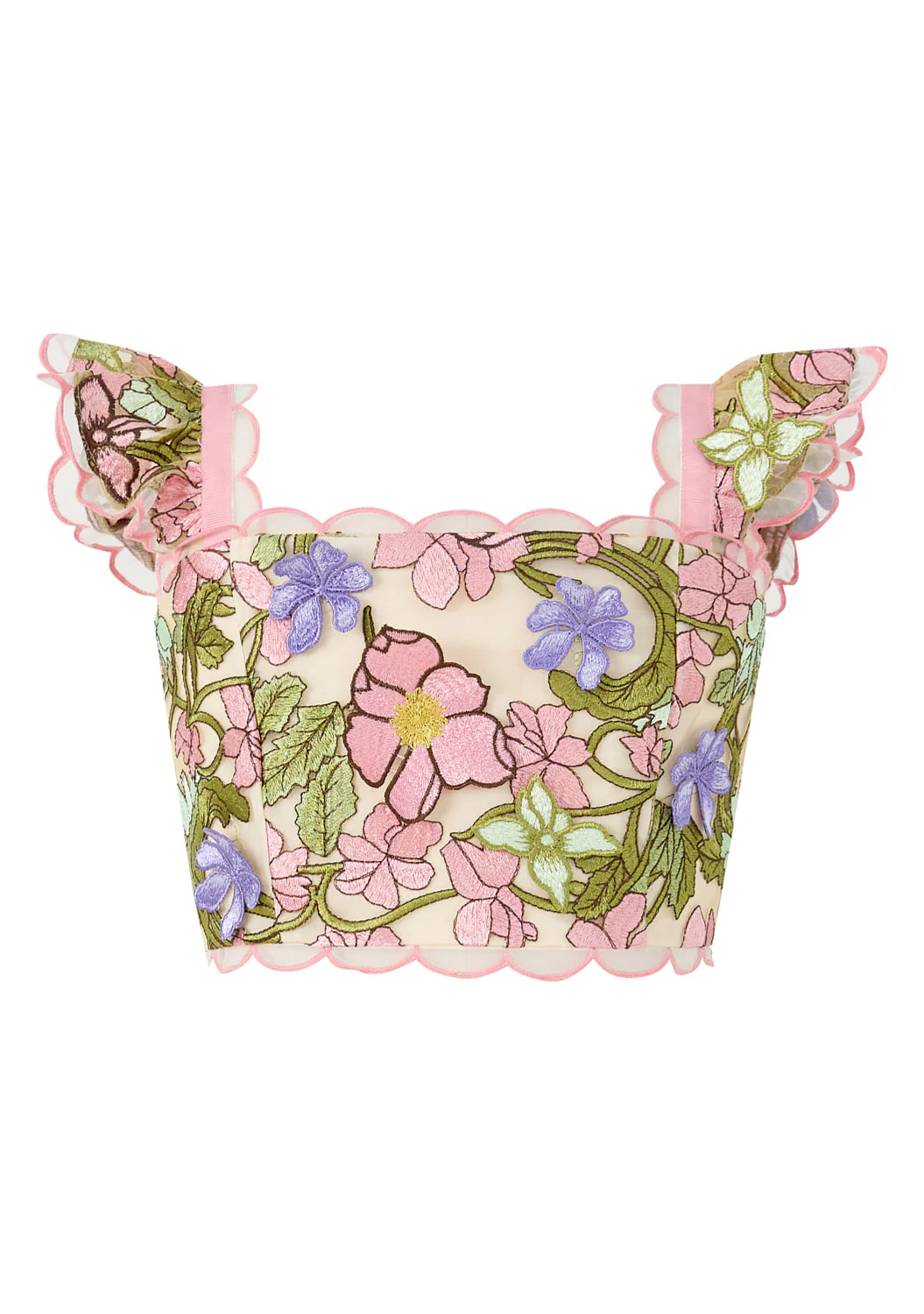 Bonnie Sleeve Embroidered Top - Image 3