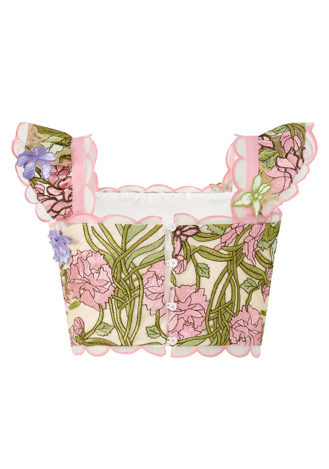 Bonnie Sleeve Embroidered Top - Image 4