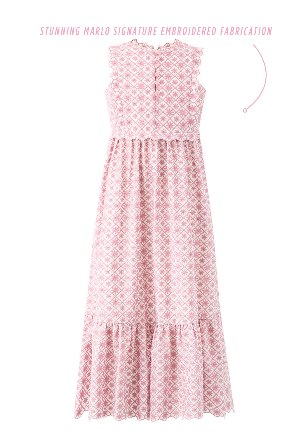 Brielle Embroidered Maxi Dress - Image 3