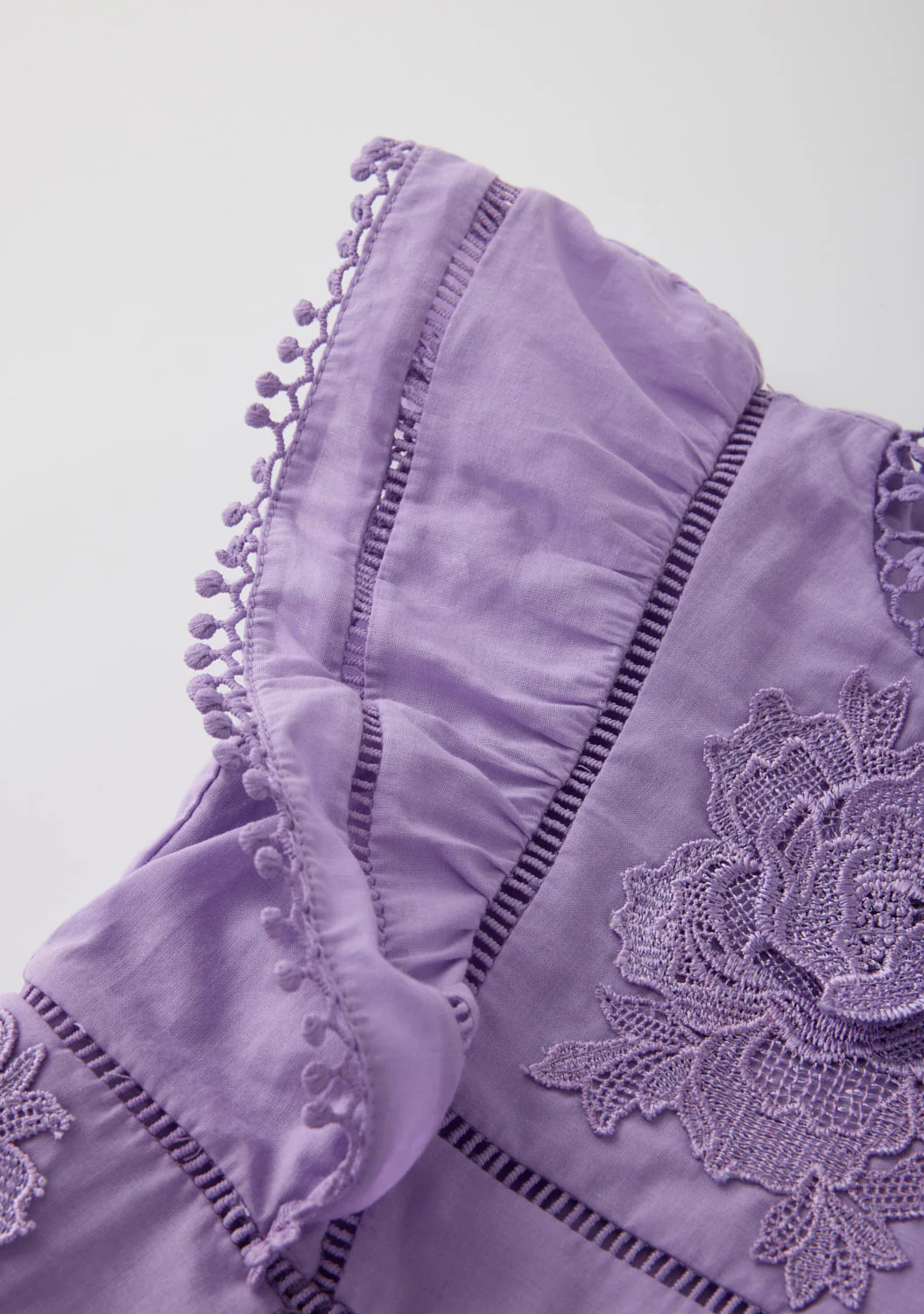 Carloyn Frill Cotton Mini Dress (Baby) - Image 3