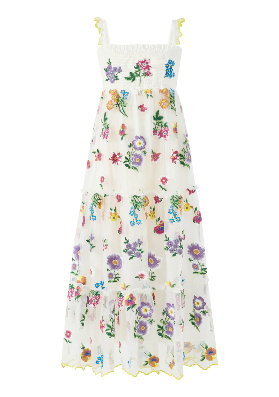Carly Embroidered Maxi Dress - Image 3