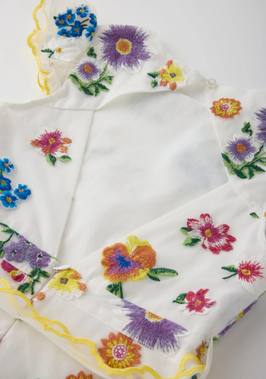 Carly Embroidered Mini Dress - Image 12