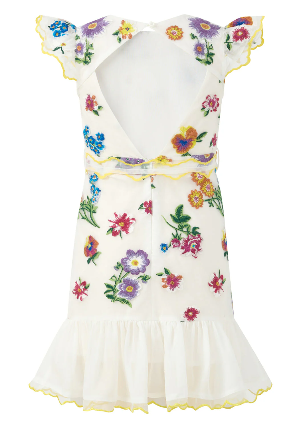 Carly Embroidered Mini Dress - Image 5