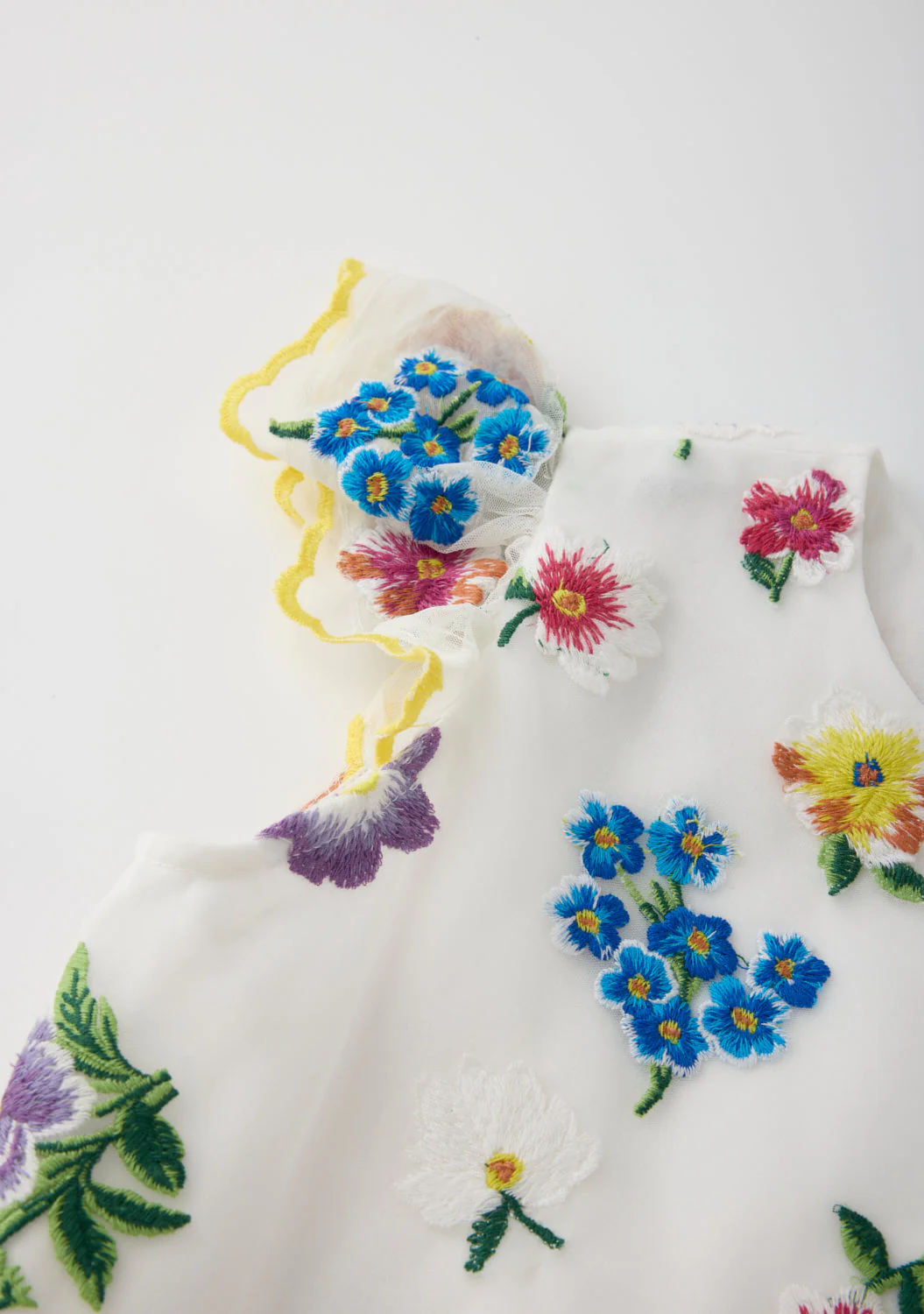 Carly Embroidered Mini Dress - Image 7