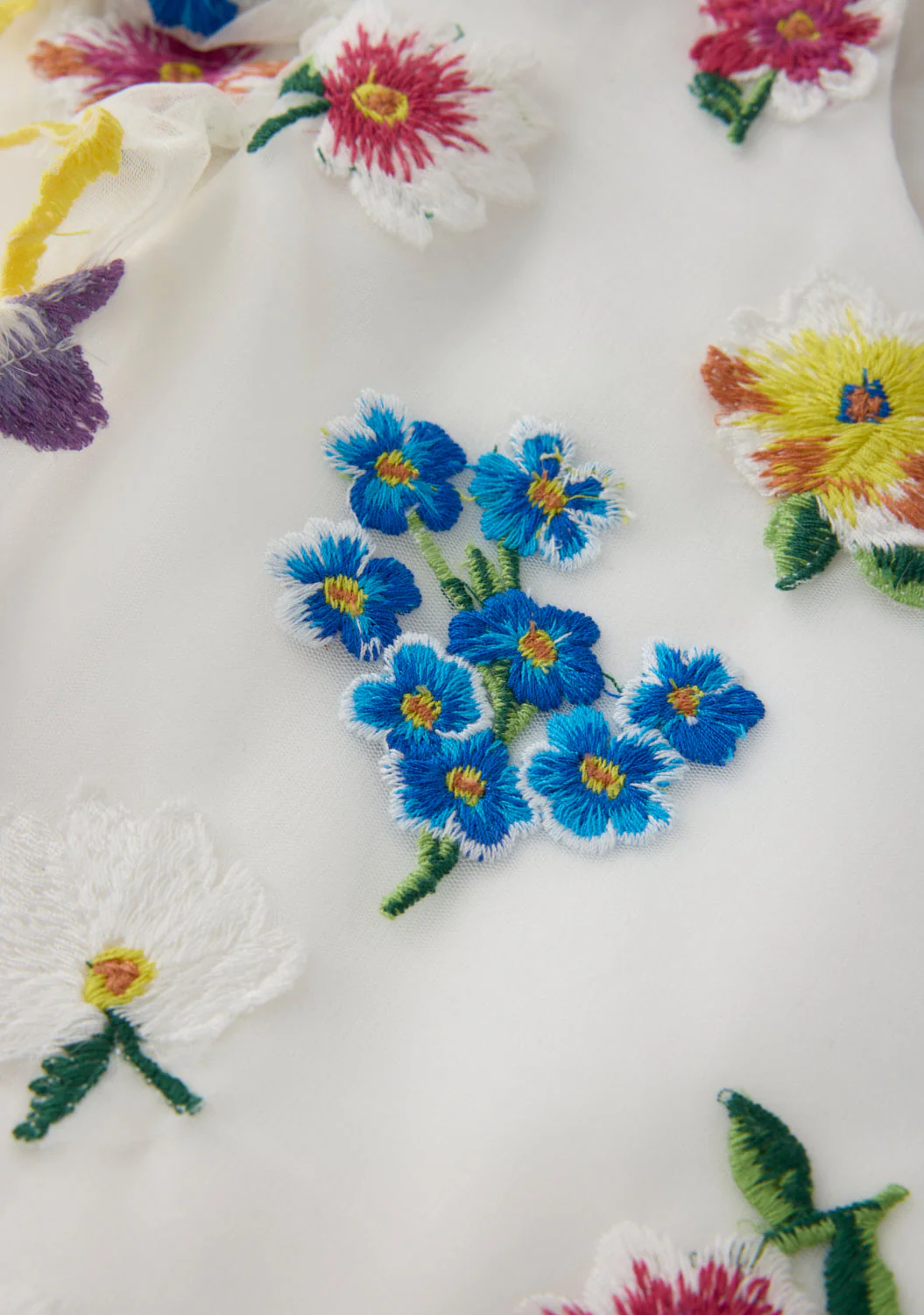 Carly Embroidered Mini Dress - Image 8