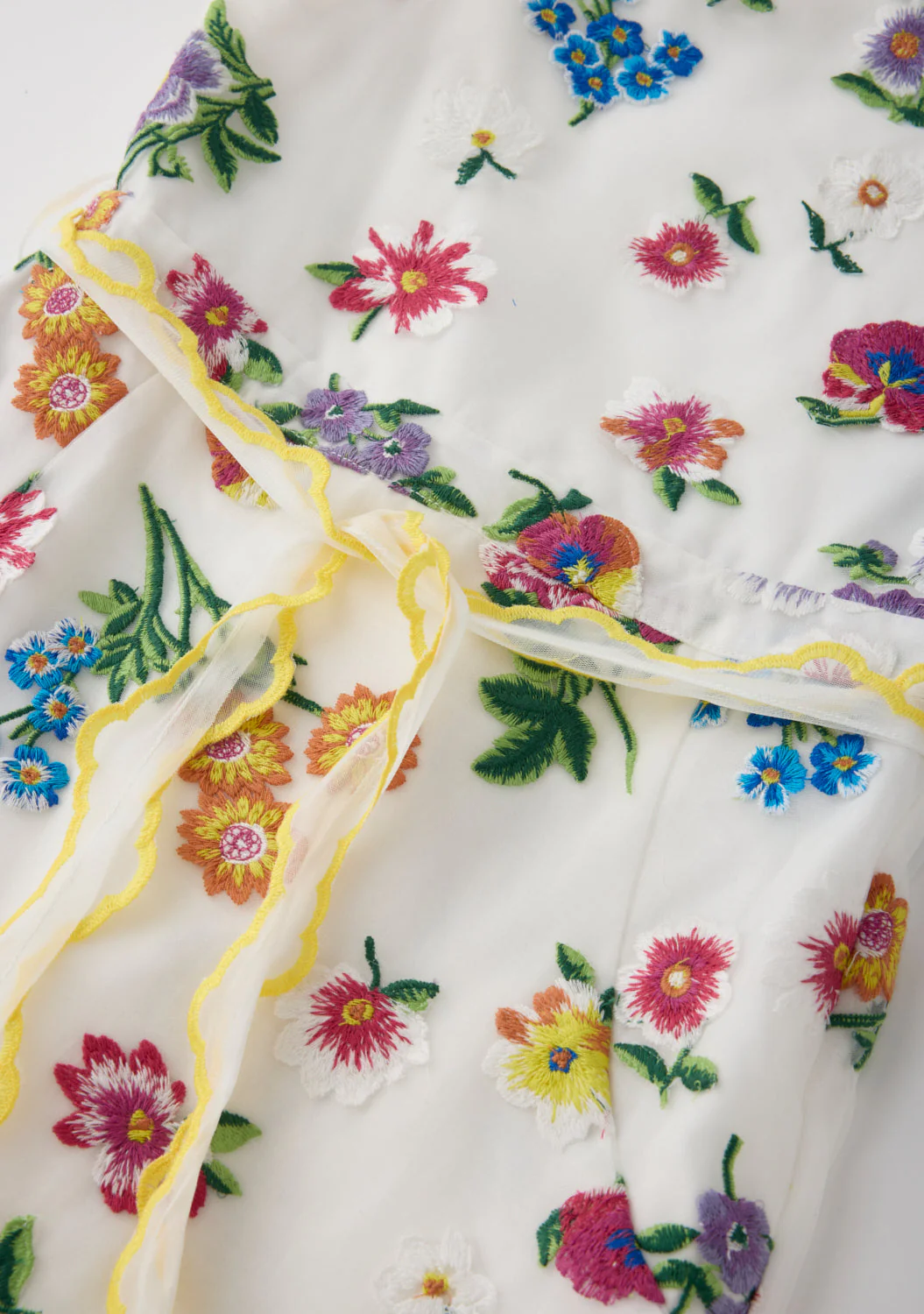 Carly Embroidered Mini Dress - Image 9