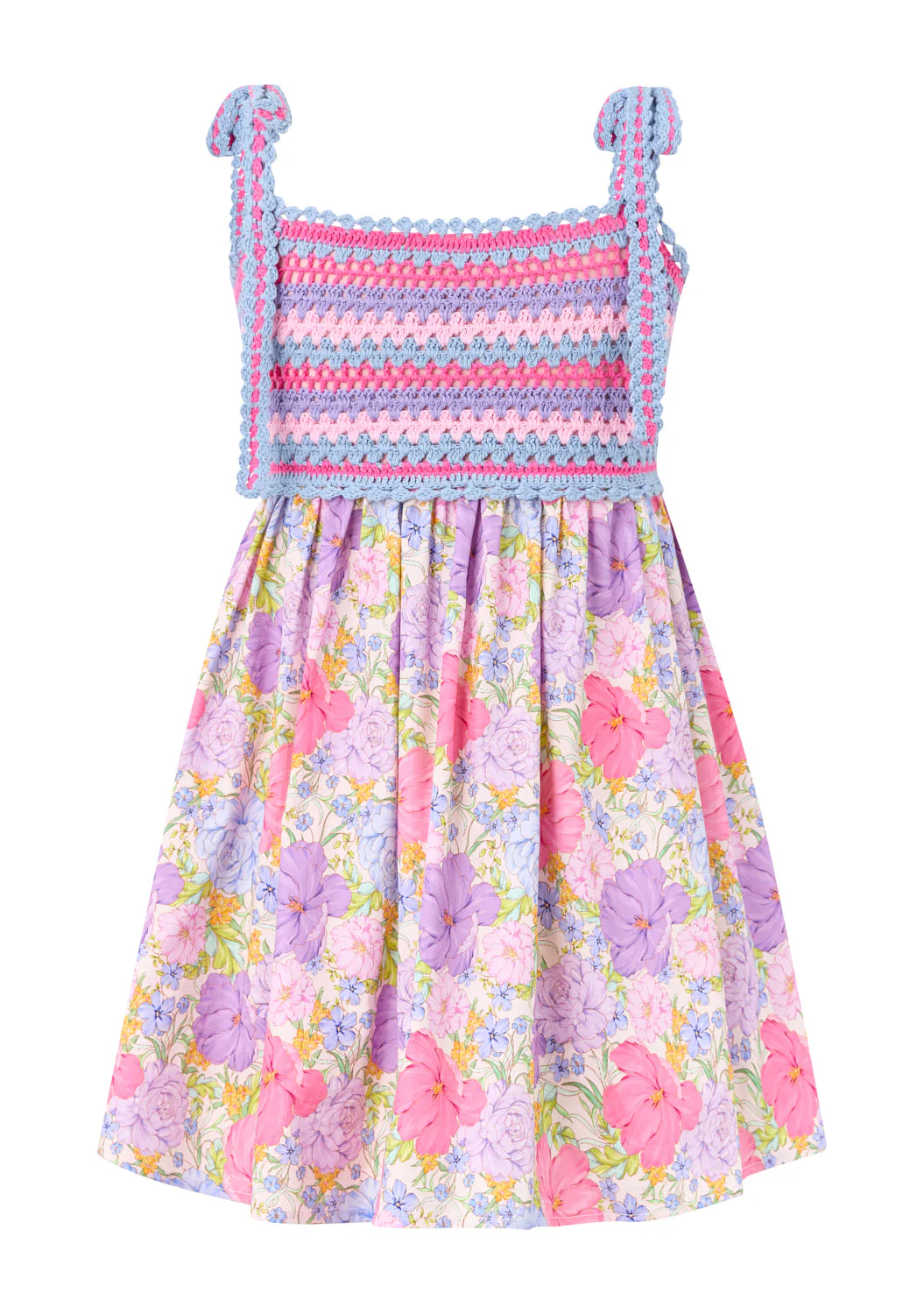 Charlotte Crochet Mini Dress - Image 4