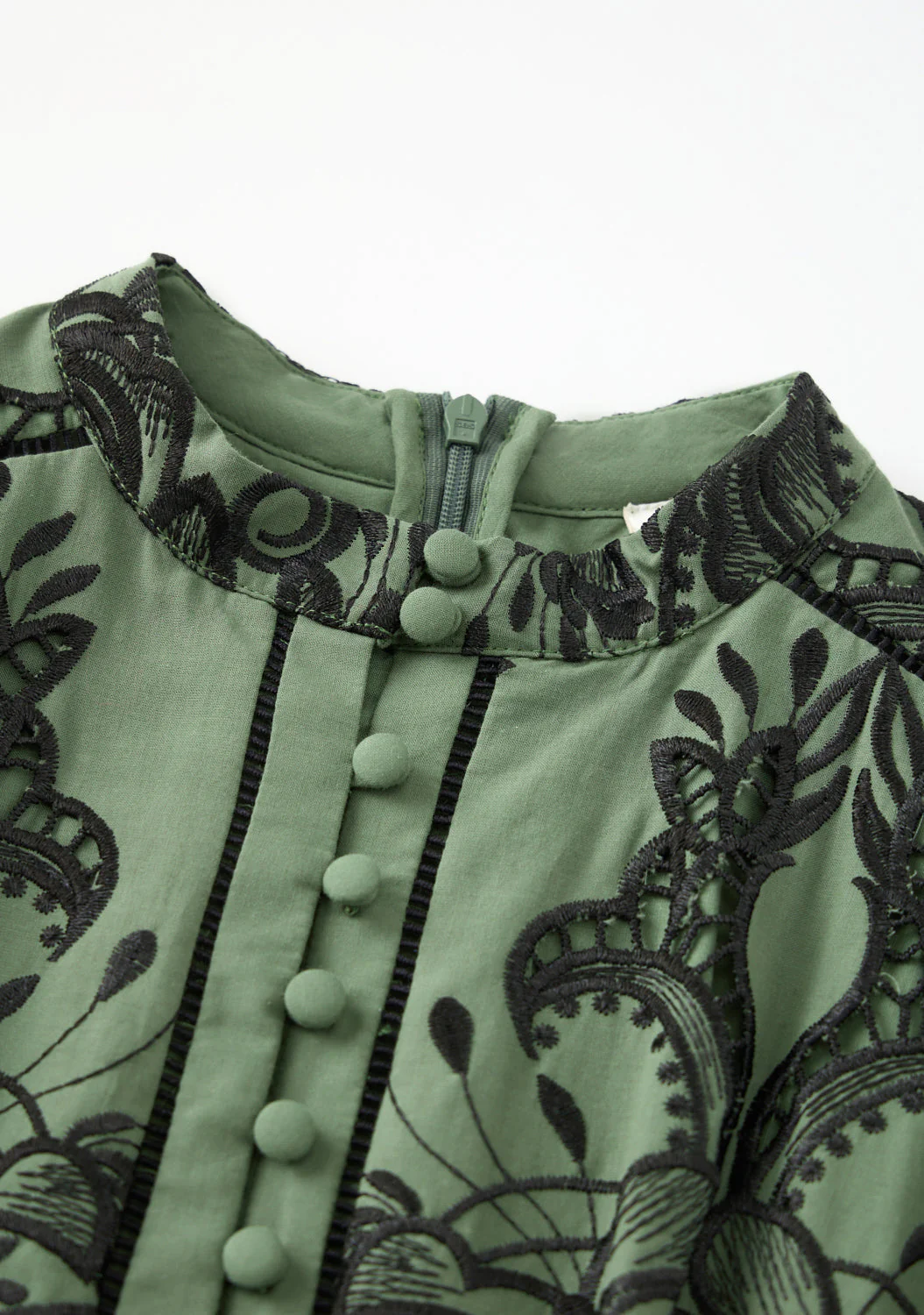 Charm Embroidered Mini Dress - Image 14