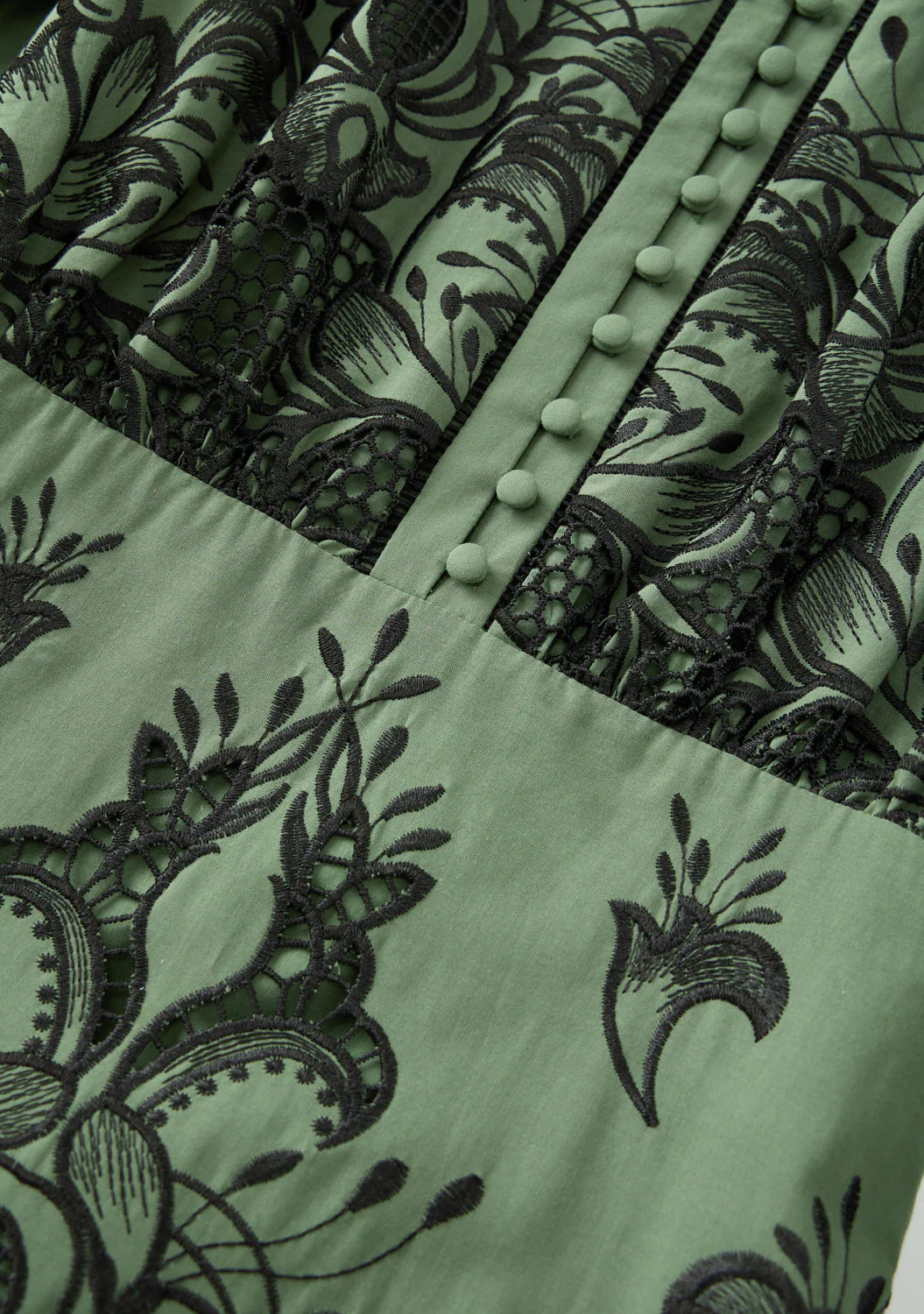 Charm Embroidered Mini Dress - Image 15
