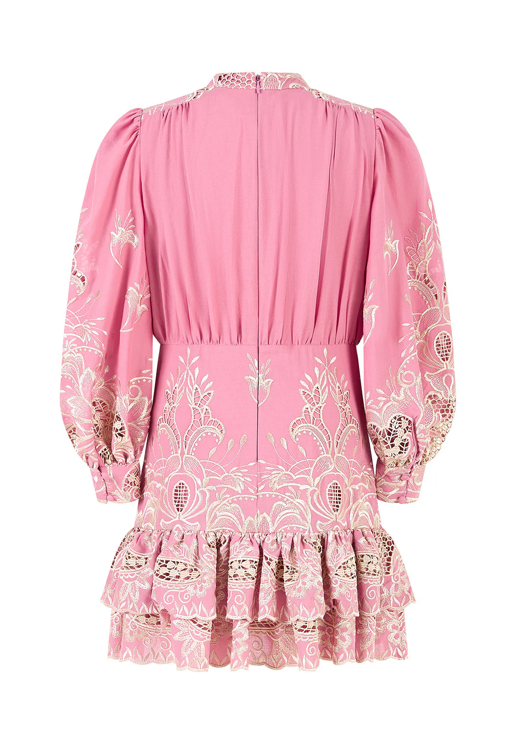 Charm Embroidered Mini Dress - Image 22