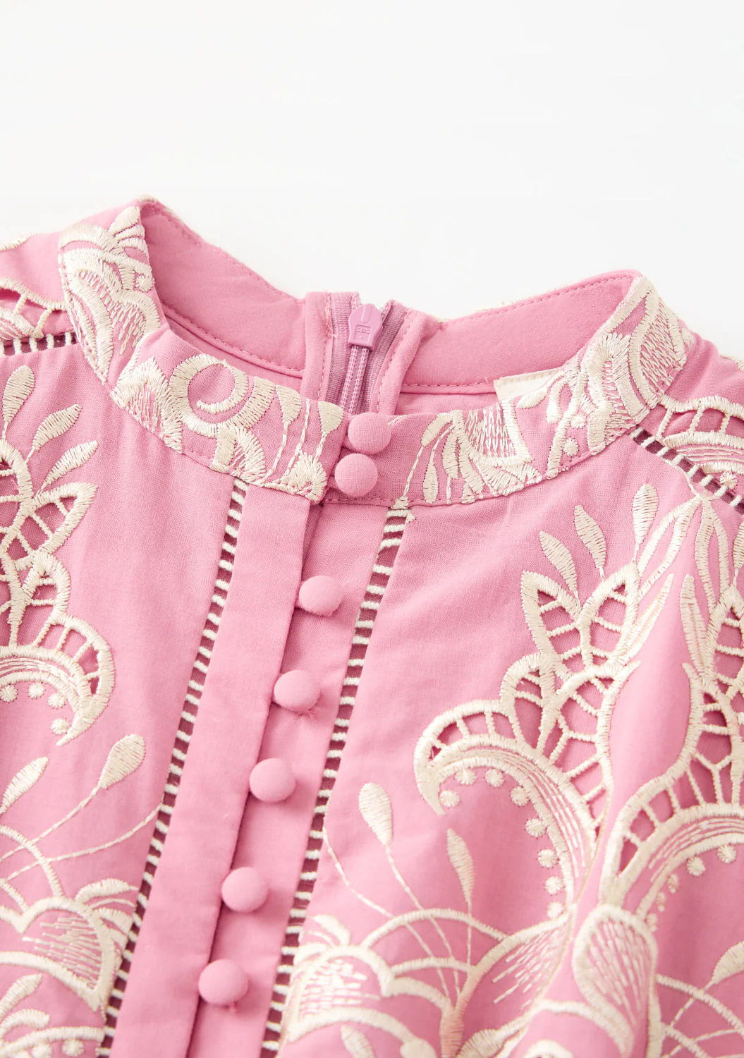 Charm Embroidered Mini Dress - Image 23