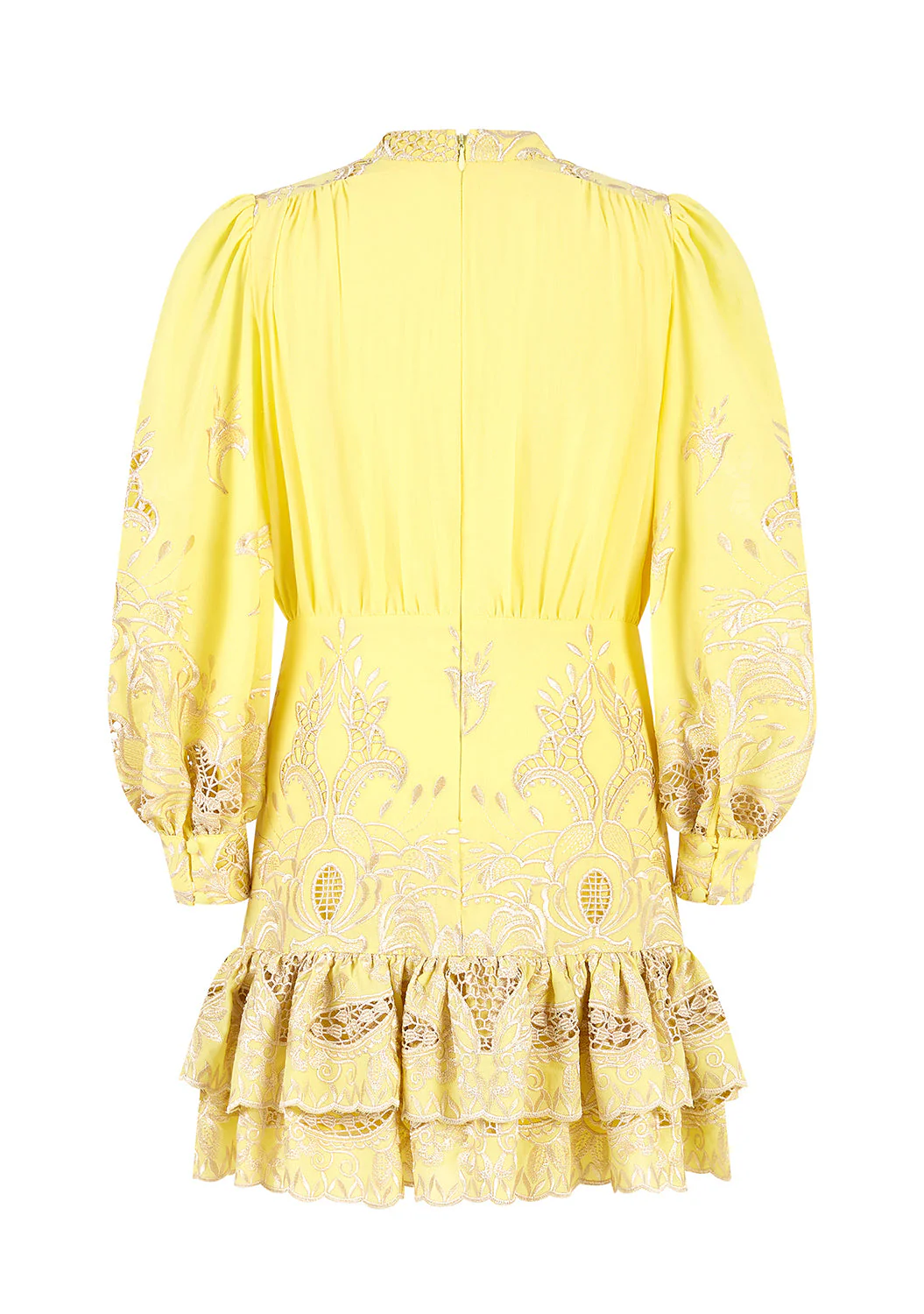 Charm Embroidered Mini Dress - Image 4