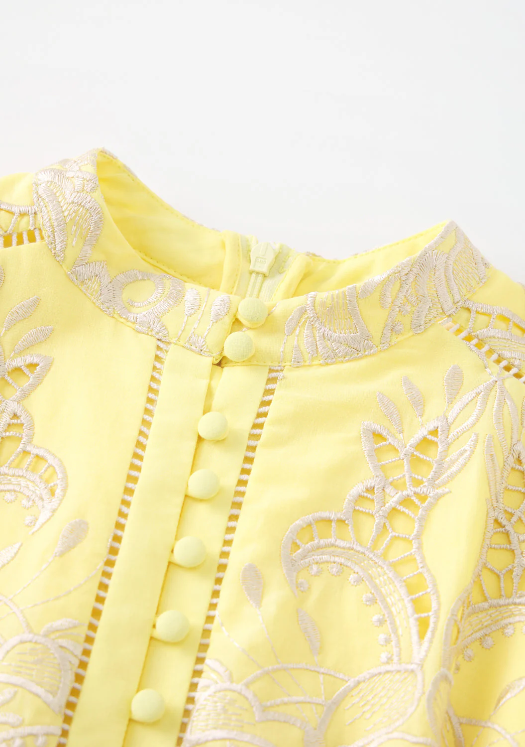 Charm Embroidered Mini Dress - Image 5