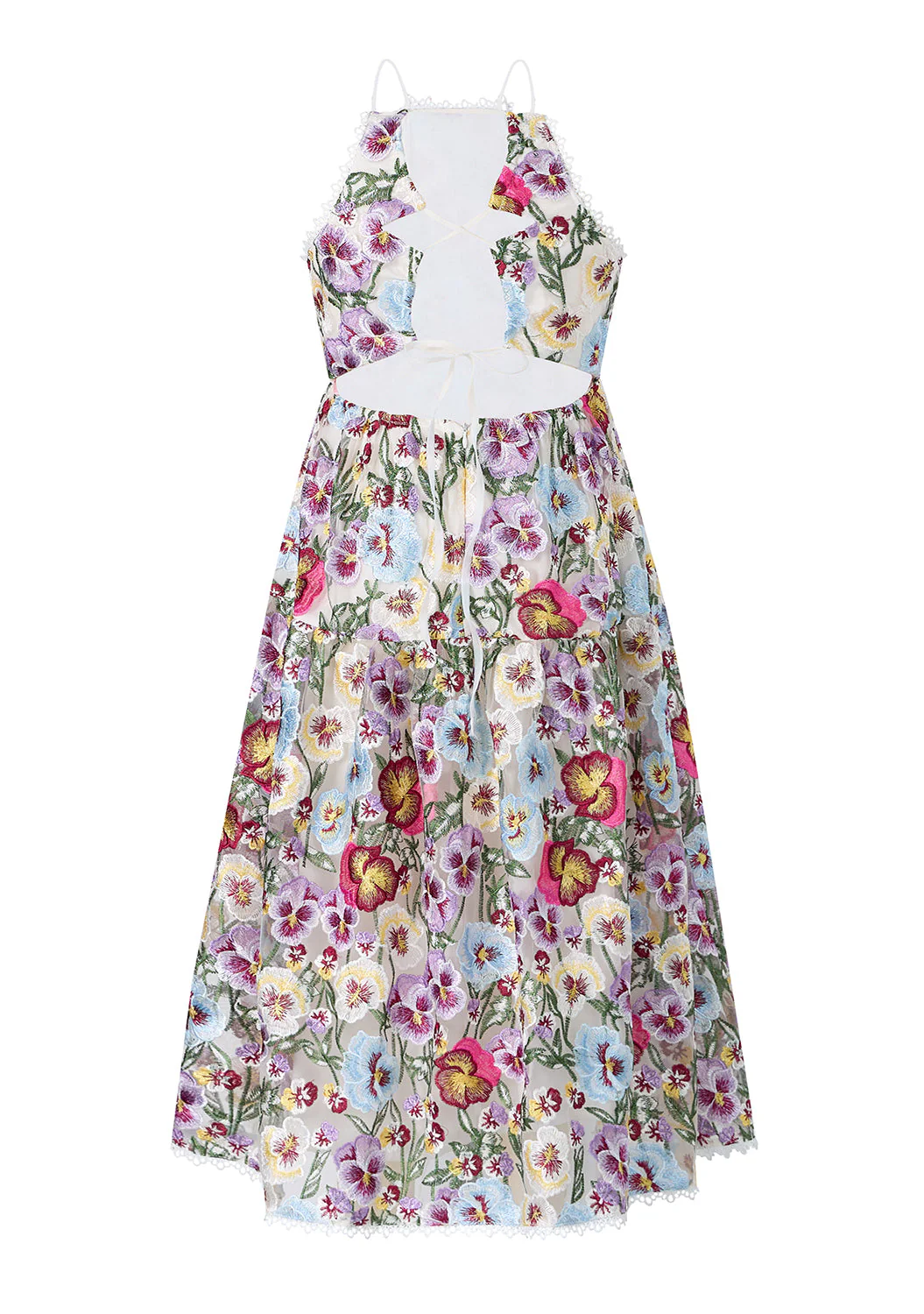 Claudia Embroidered Maxi Dress - Image 4