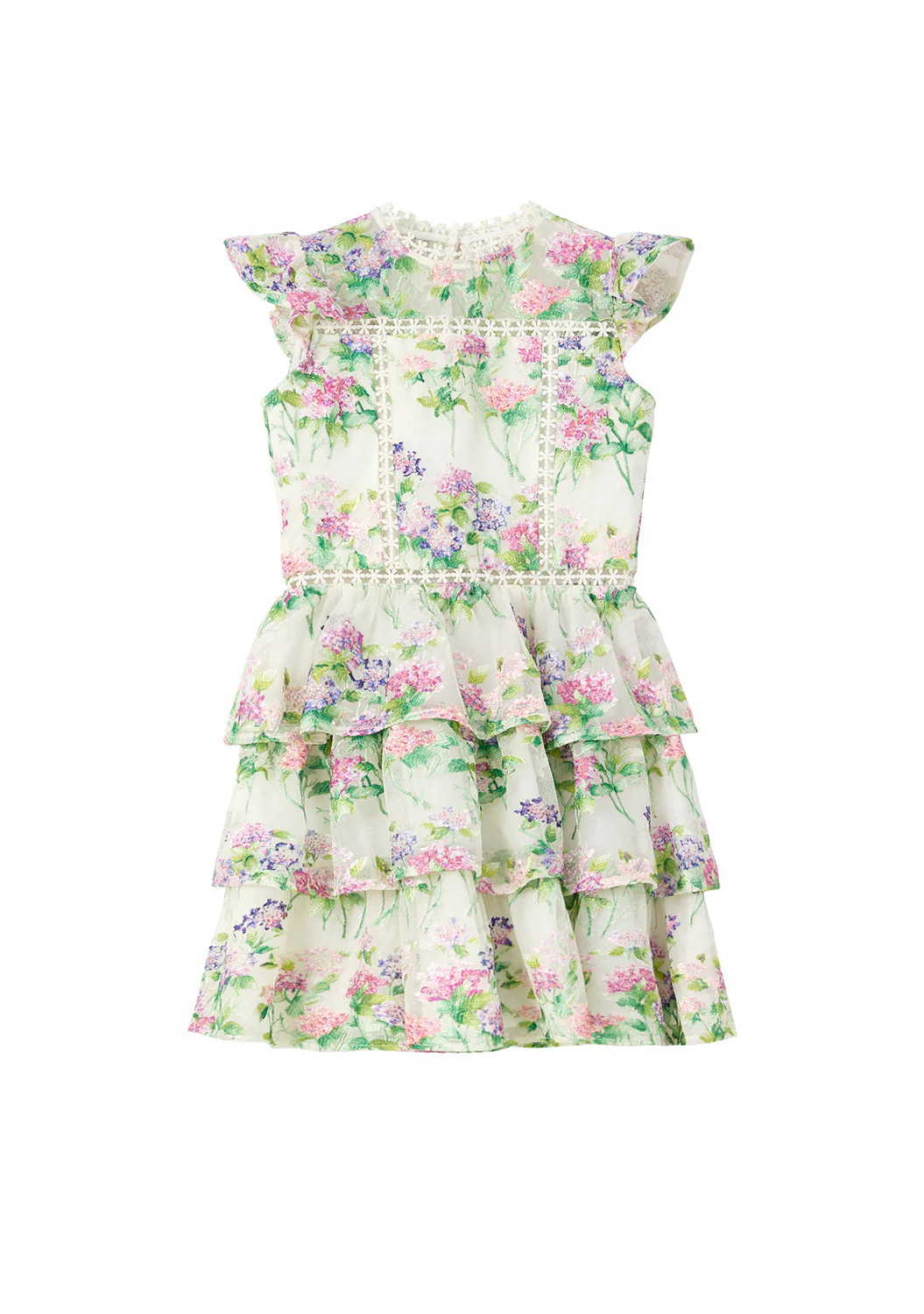 Clementine Embroidered Mini Dress - Image 3