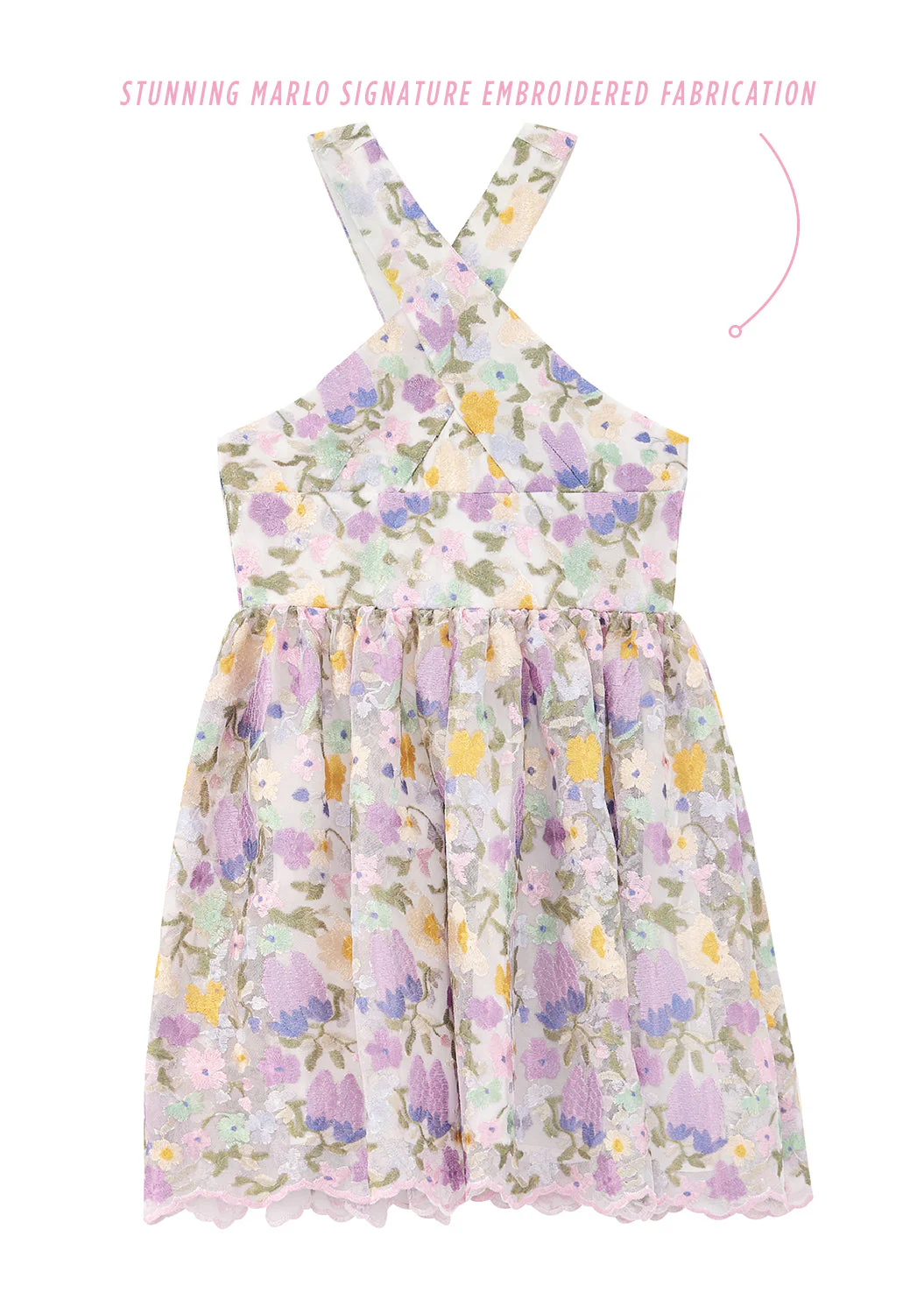 Dahlia Embroidered Dress - Image 2