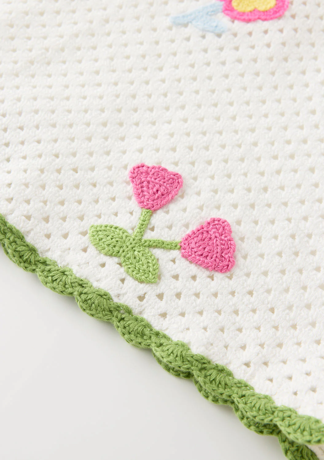 Daisette Crochet Mini Dress - Image 10