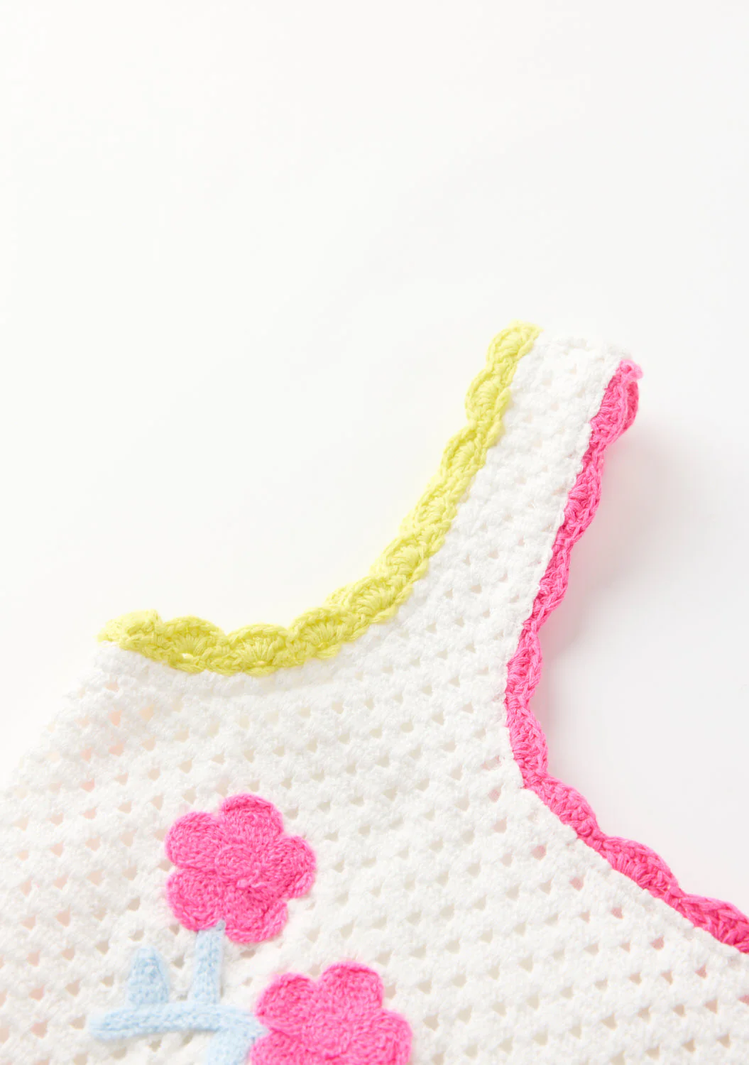 Daisette Crochet Mini Dress - Image 7