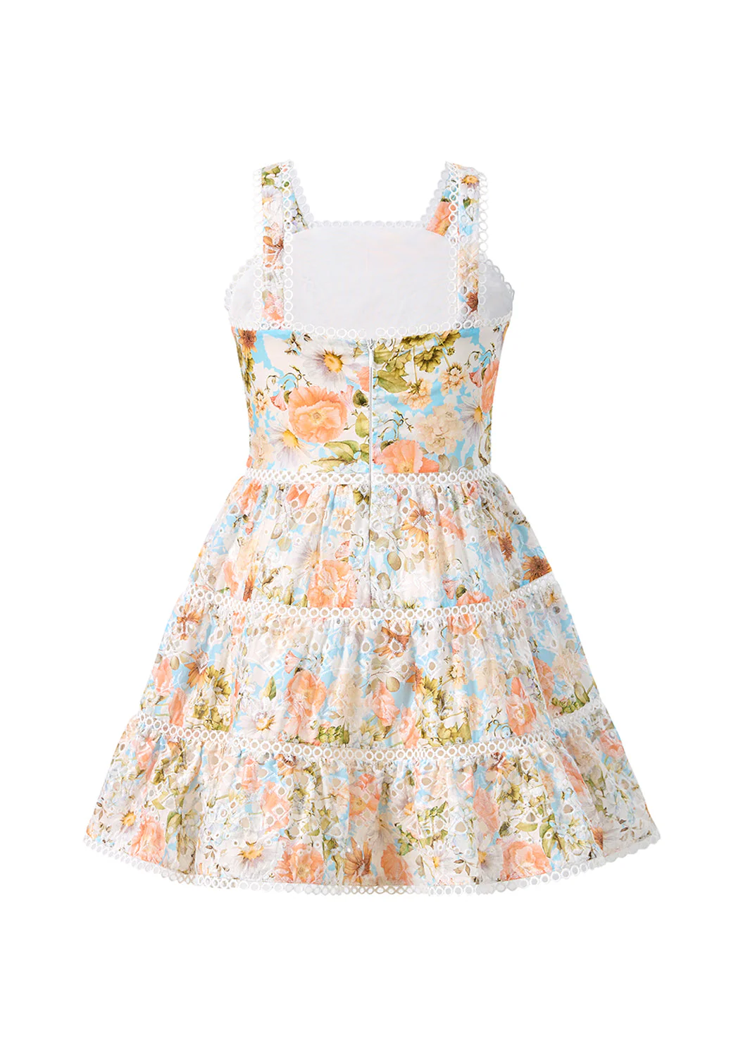 Daphne Embroidered Mini Dress - Image 3