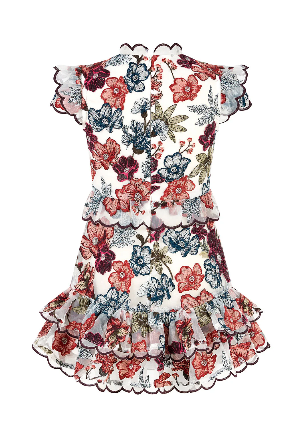 Elana Embroidered Mini Dress - Image 4