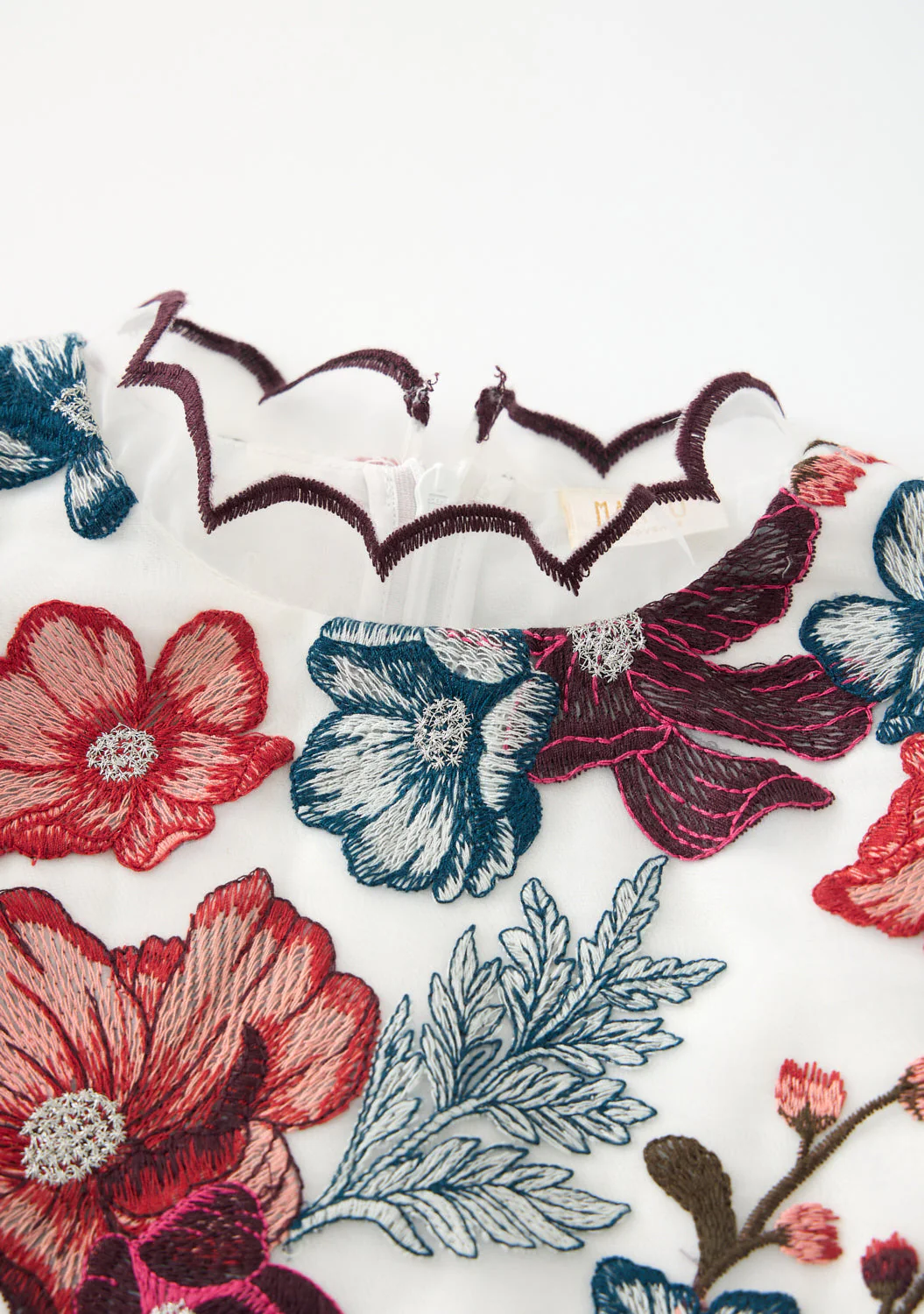 Elana Embroidered Mini Dress - Image 5