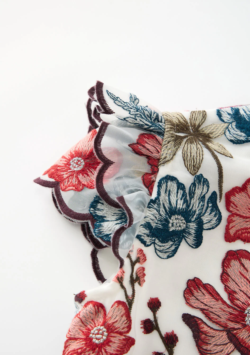 Elana Embroidered Mini Dress - Image 6