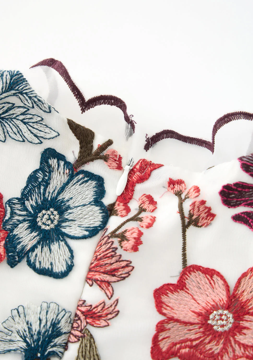 Elana Embroidered Mini Dress - Image 9