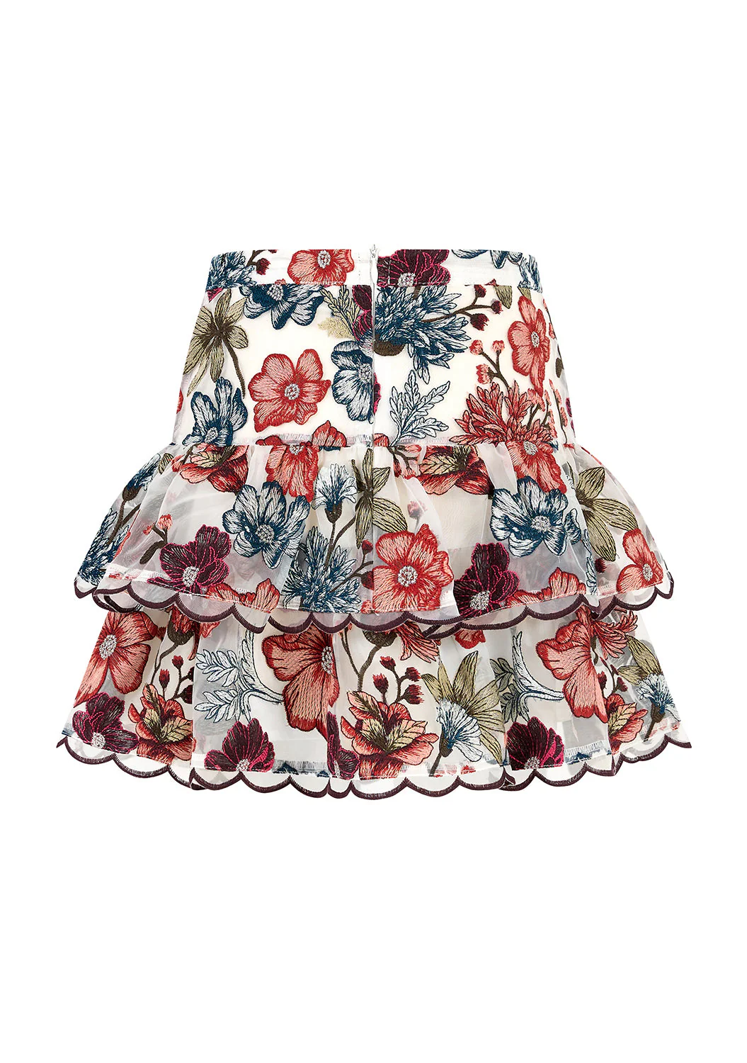 Elana Embroidered Mini Skirt - Image 4