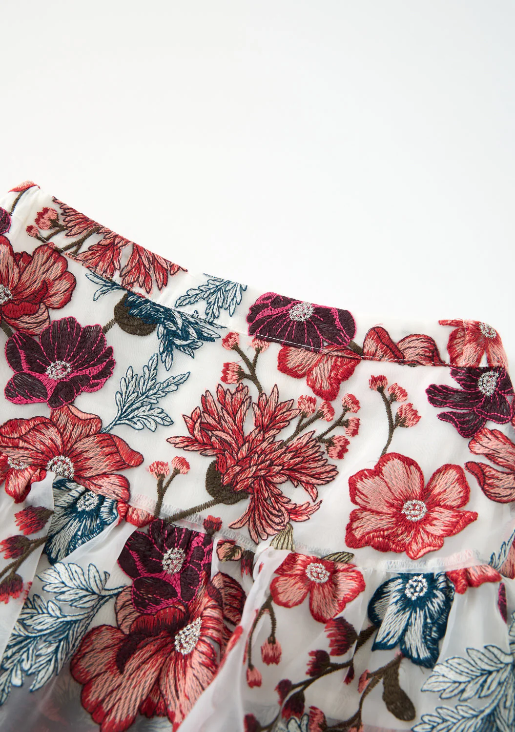 Elana Embroidered Mini Skirt - Image 5