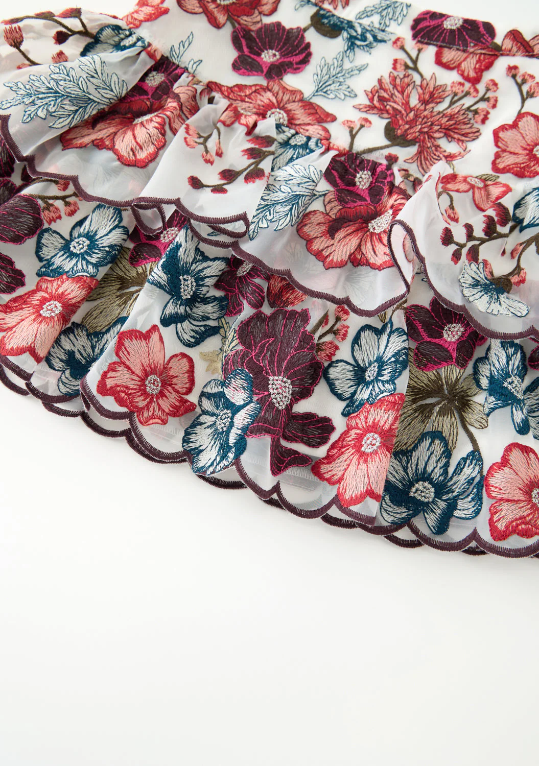 Elana Embroidered Mini Skirt - Image 6