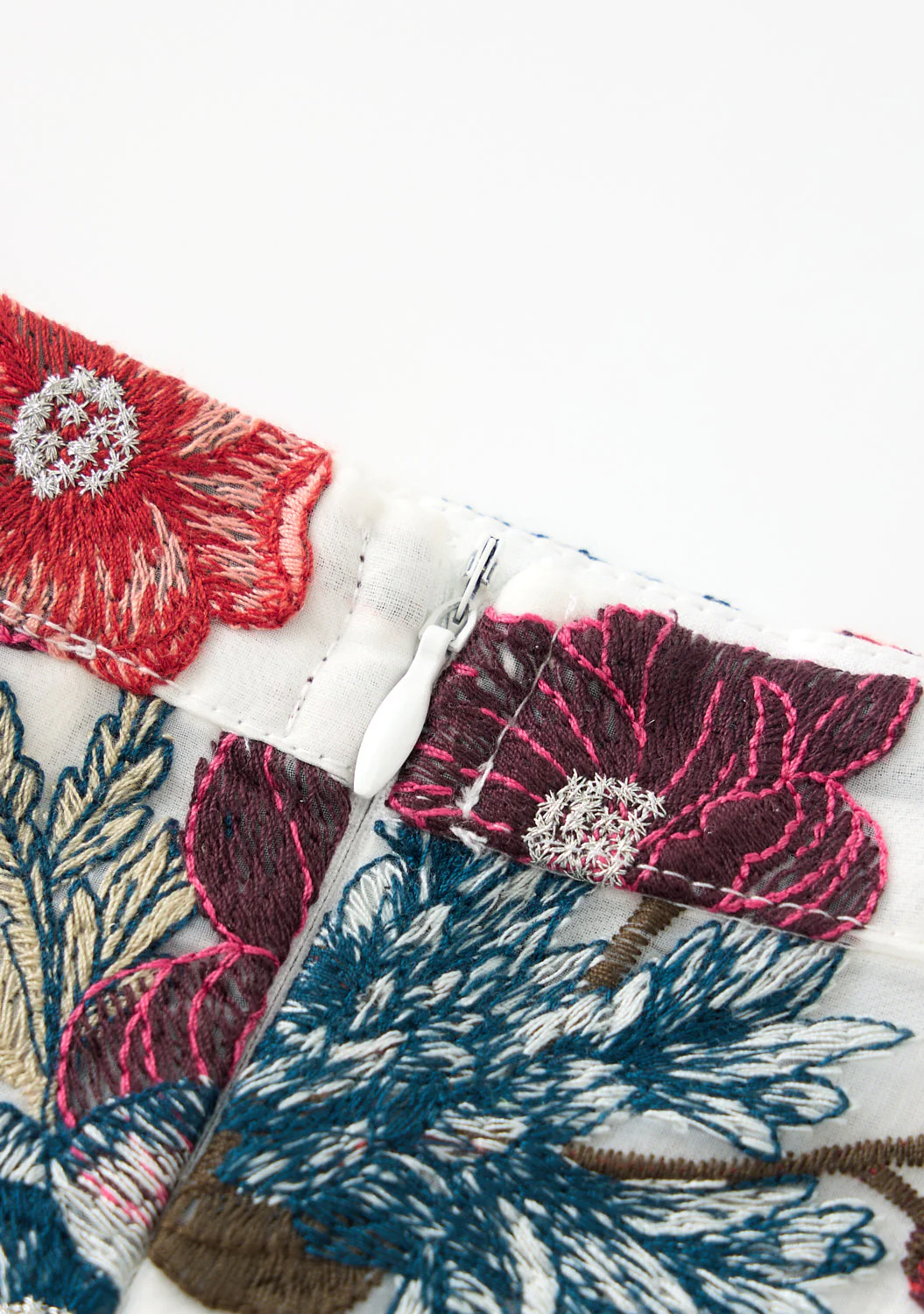 Elana Embroidered Mini Skirt - Image 8