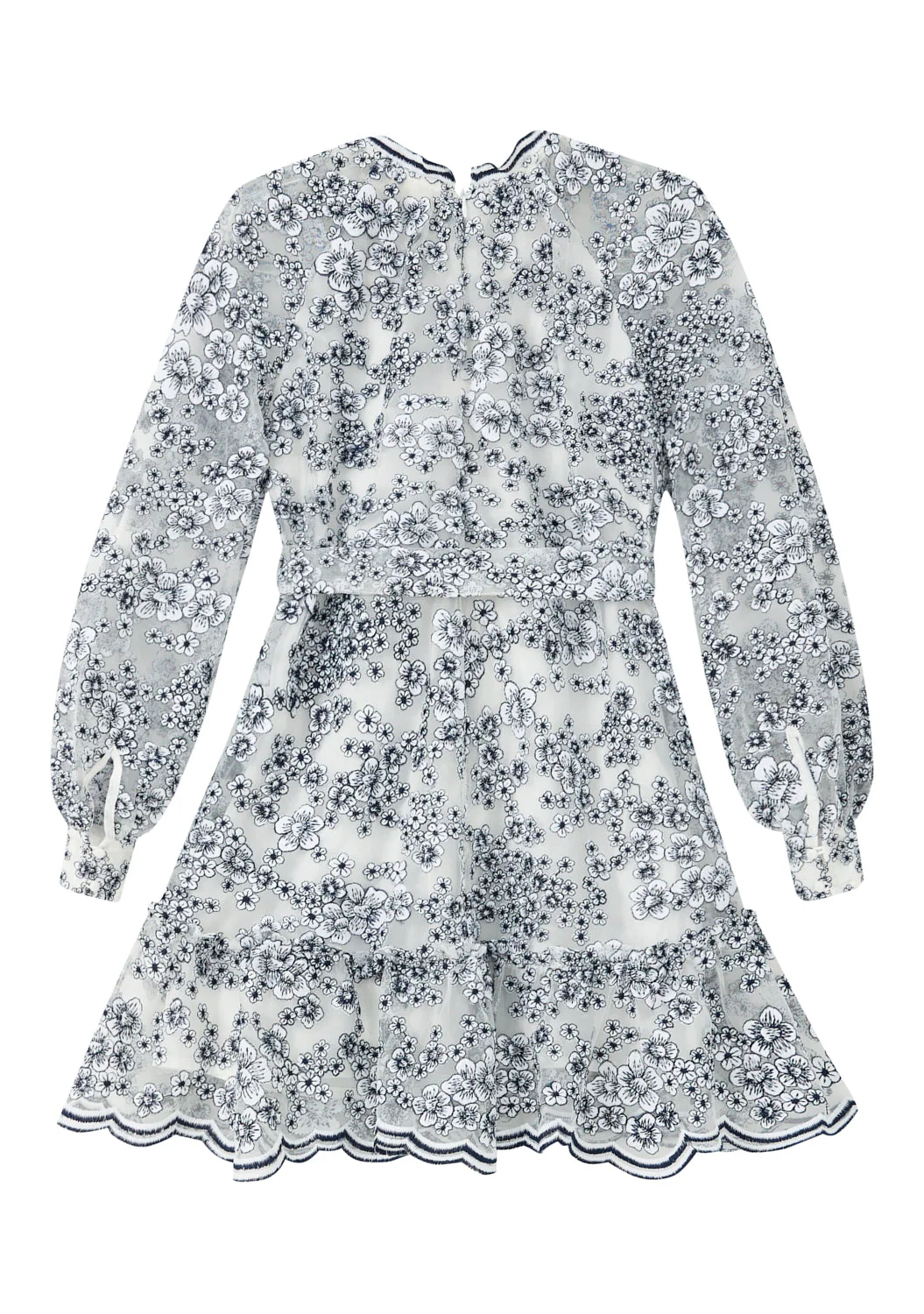 Eliza Embroidered Mini Dress - Image 4