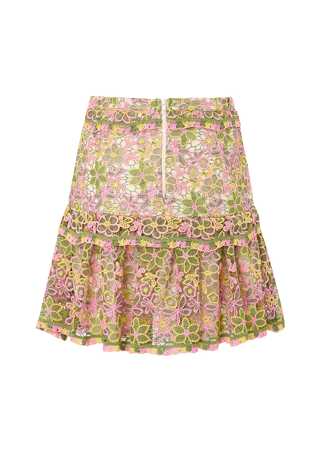 Ella Embroidered Skirt - Image 3