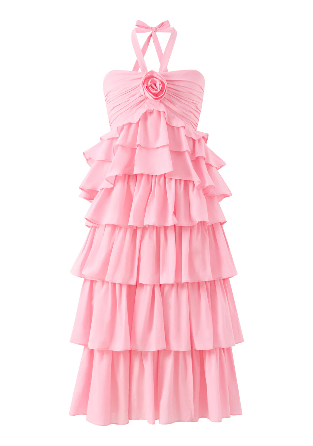 Ellie Cotton Frill Maxi Dress - Image 4