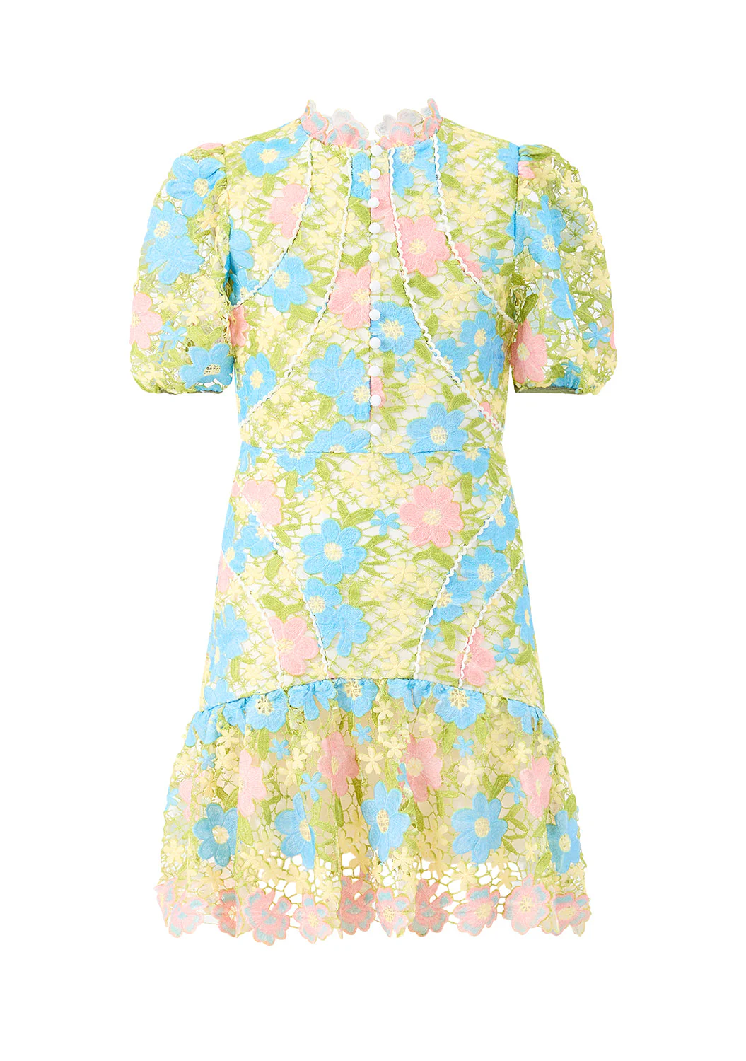 Ellison Embroidered Mini Dress - Image 2