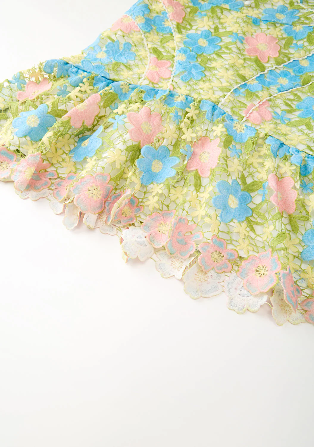 Ellison Embroidered Mini Dress - Image 7