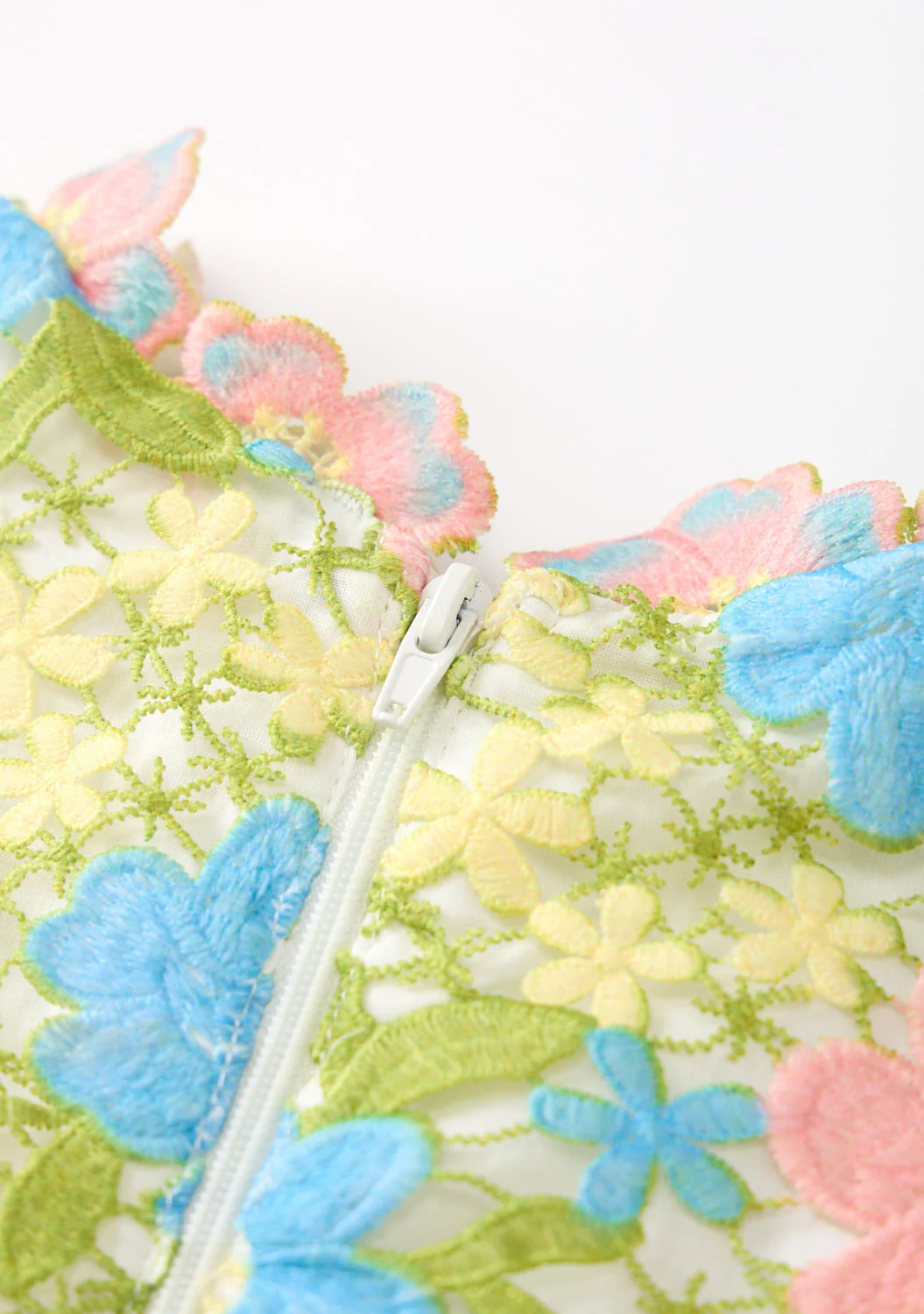Ellison Embroidered Mini Dress - Image 8