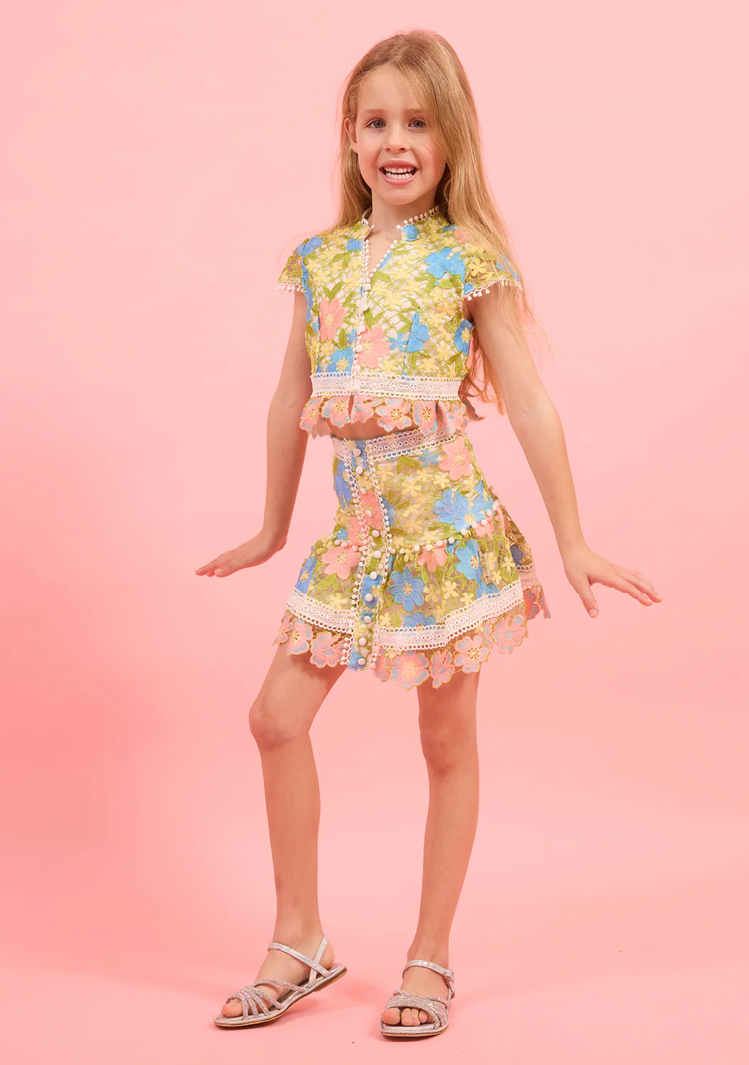 Ellison Embroidered Mini Skirt - Image 9
