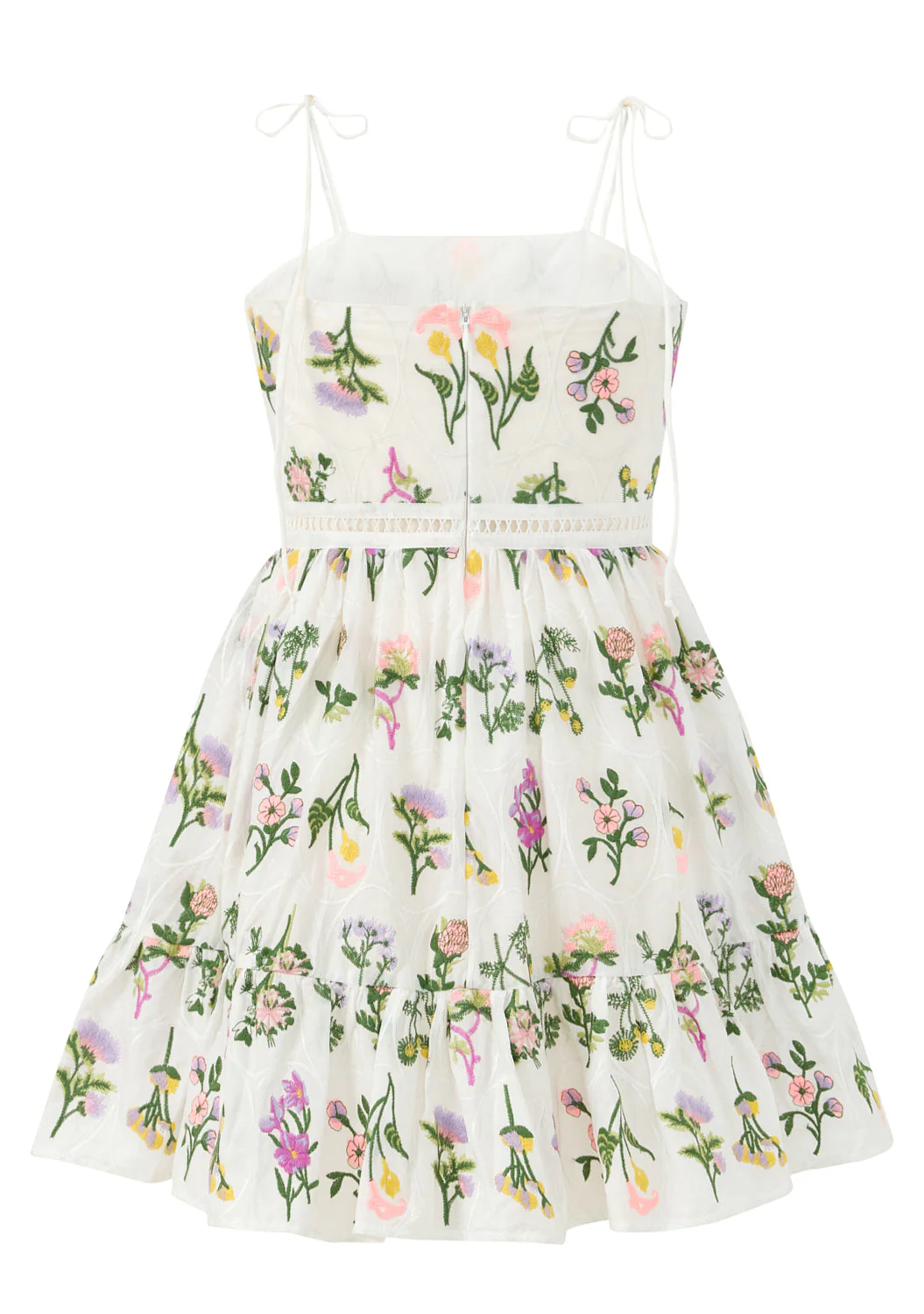 Emely Embroidered Mini Dress - Image 4