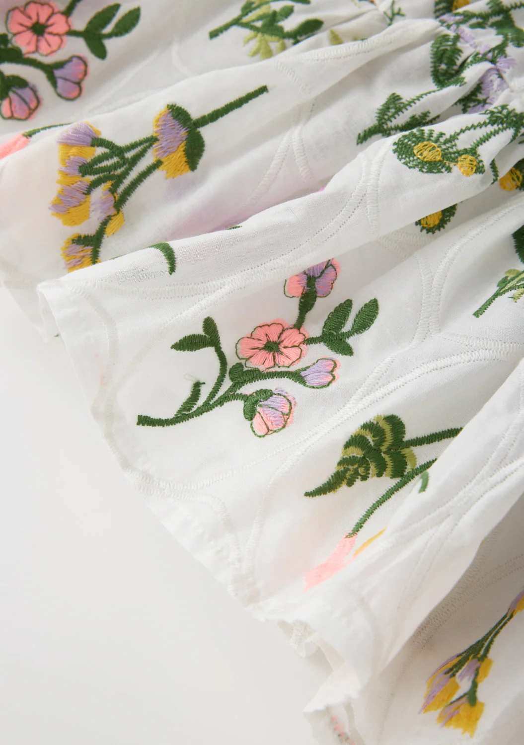 Emely Embroidered Mini Dress - Image 7