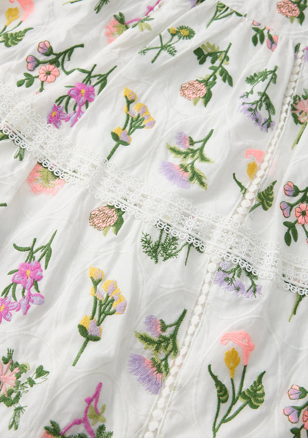 Emely Frill Embroidered Maxi Dress - Image 7