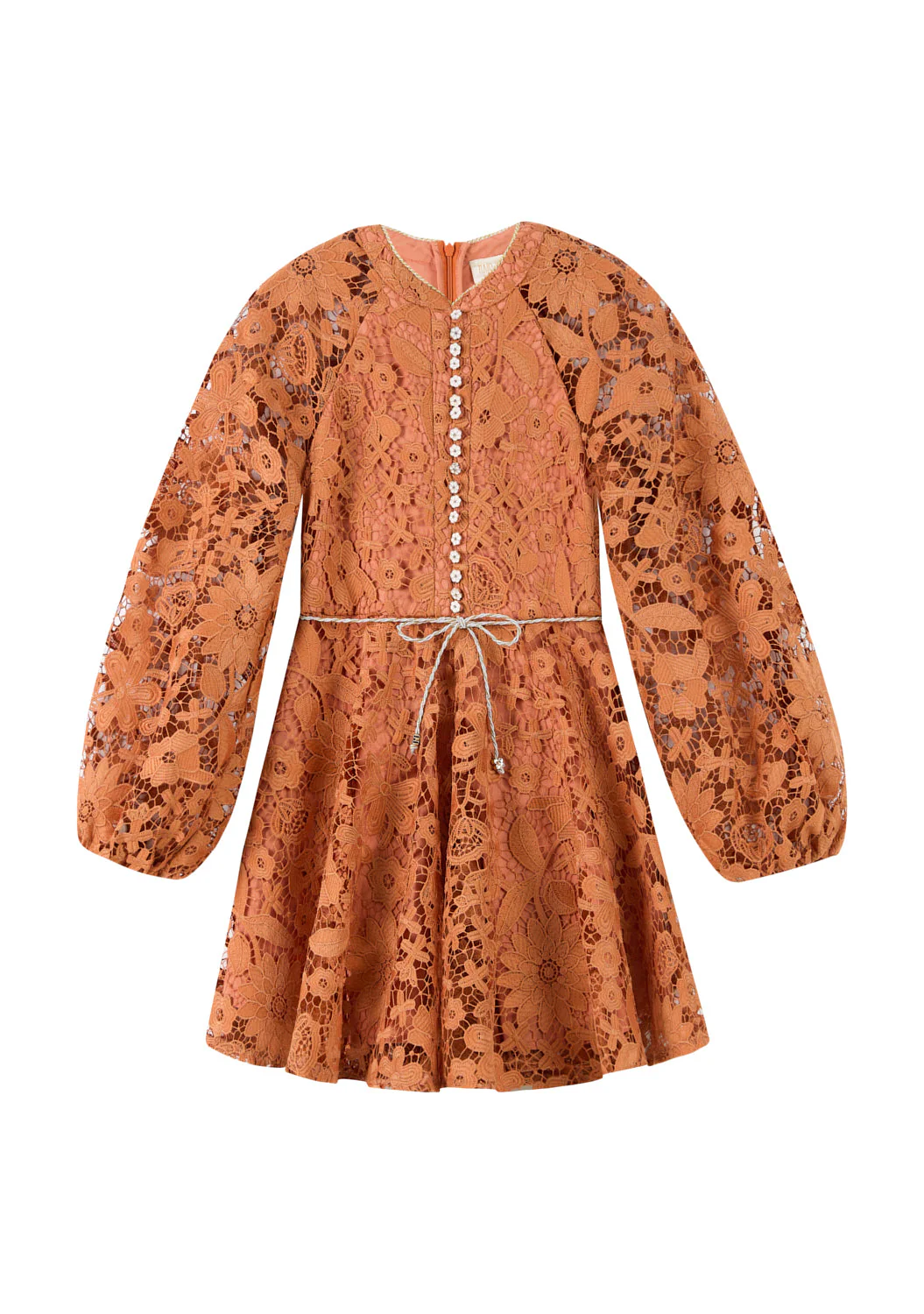 Esme Embroidered Sleeve Mini Dress - Image 3