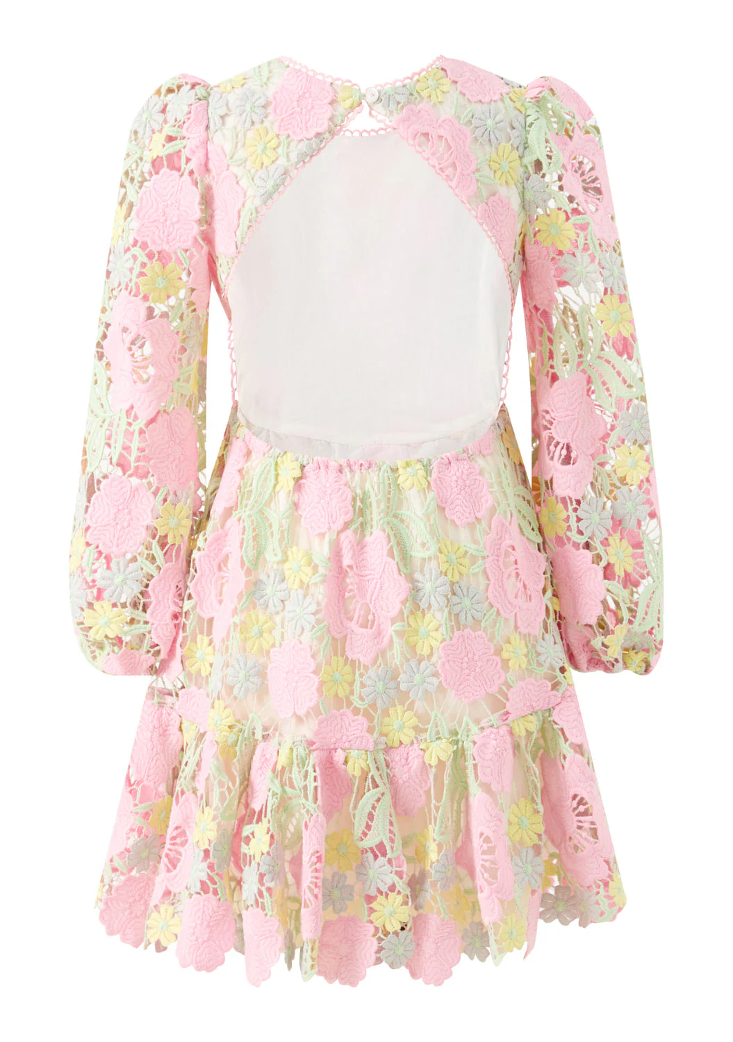 Estella Embroidered Mini Dress - Image 5