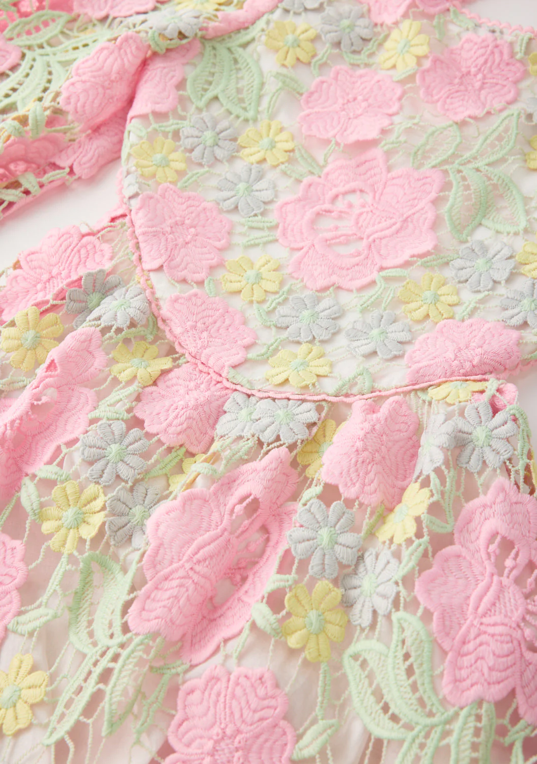 Estella Embroidered Mini Dress - Image 7