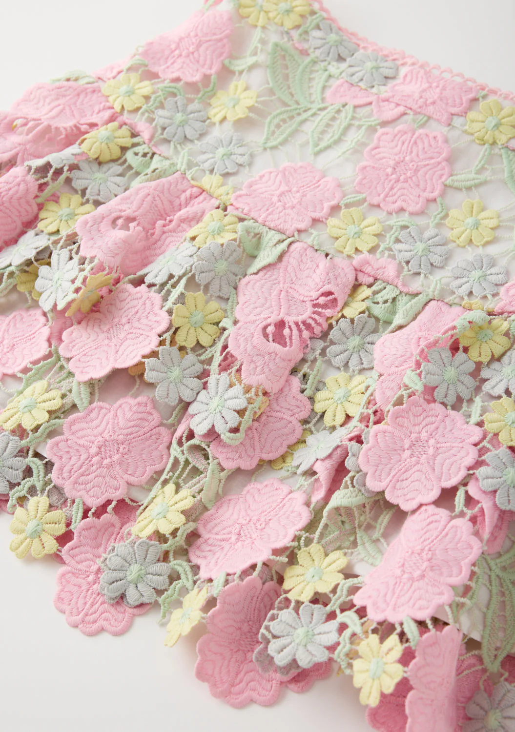 Estella Frill Embroidered Mini Skirt - Image 7