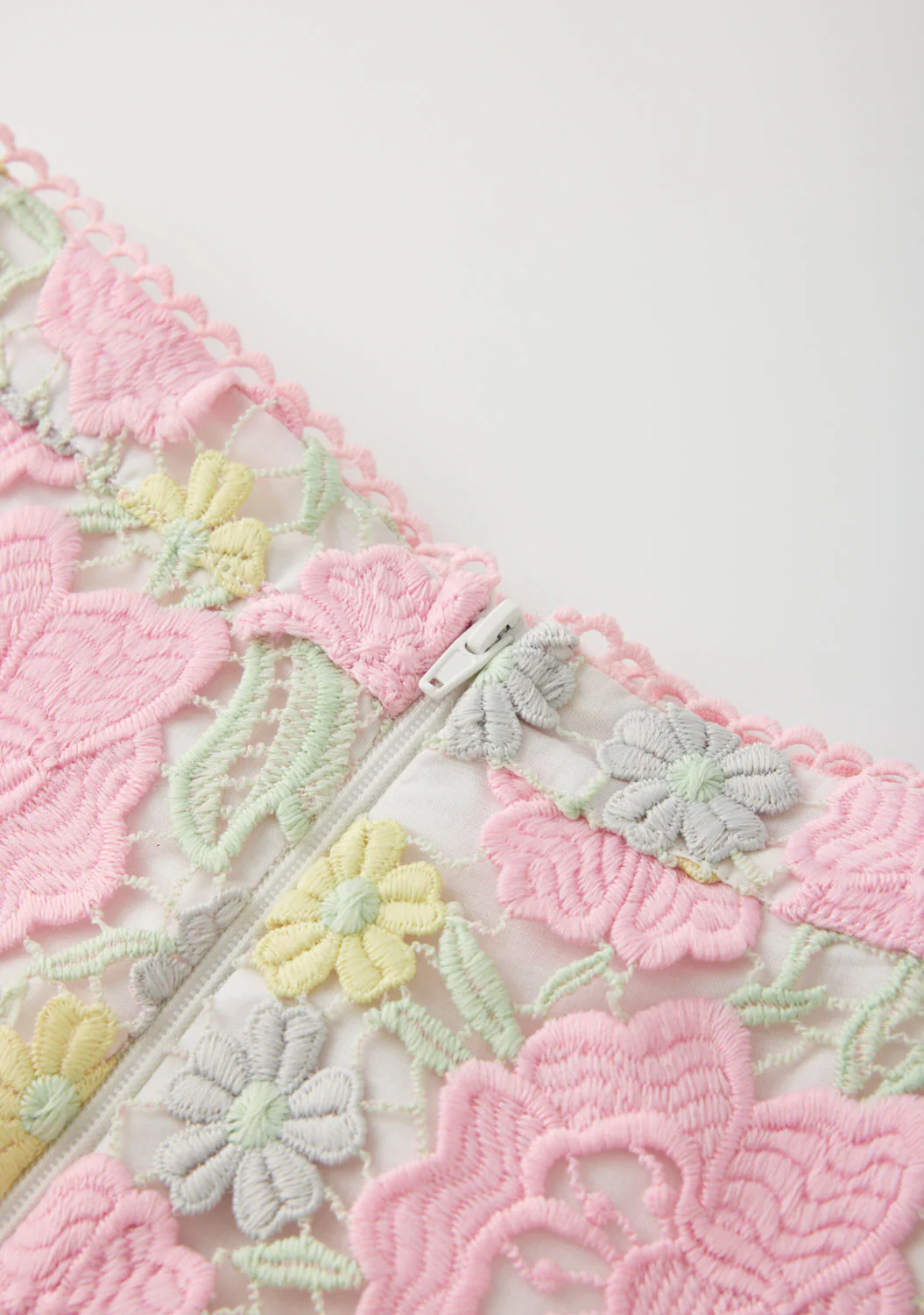 Estella Frill Embroidered Mini Skirt - Image 9