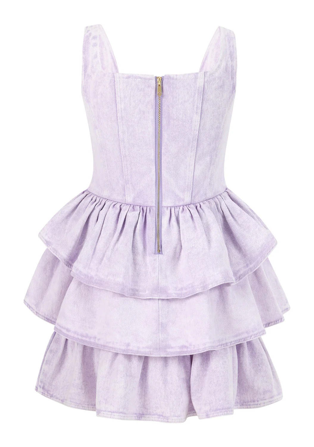 Estelle Denim Mini Dress - Image 3
