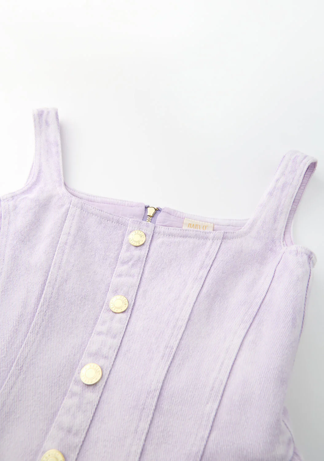 Estelle Denim Mini Dress - Image 4