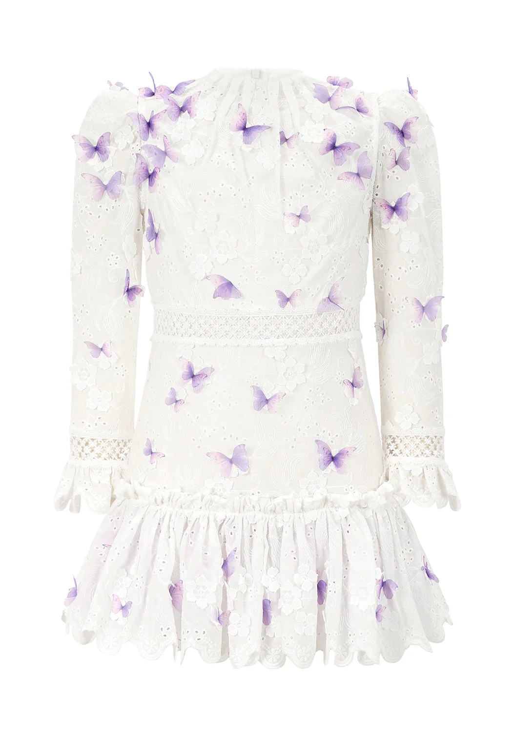 Eve Butterfly Sleeve Mini Dress - Image 9